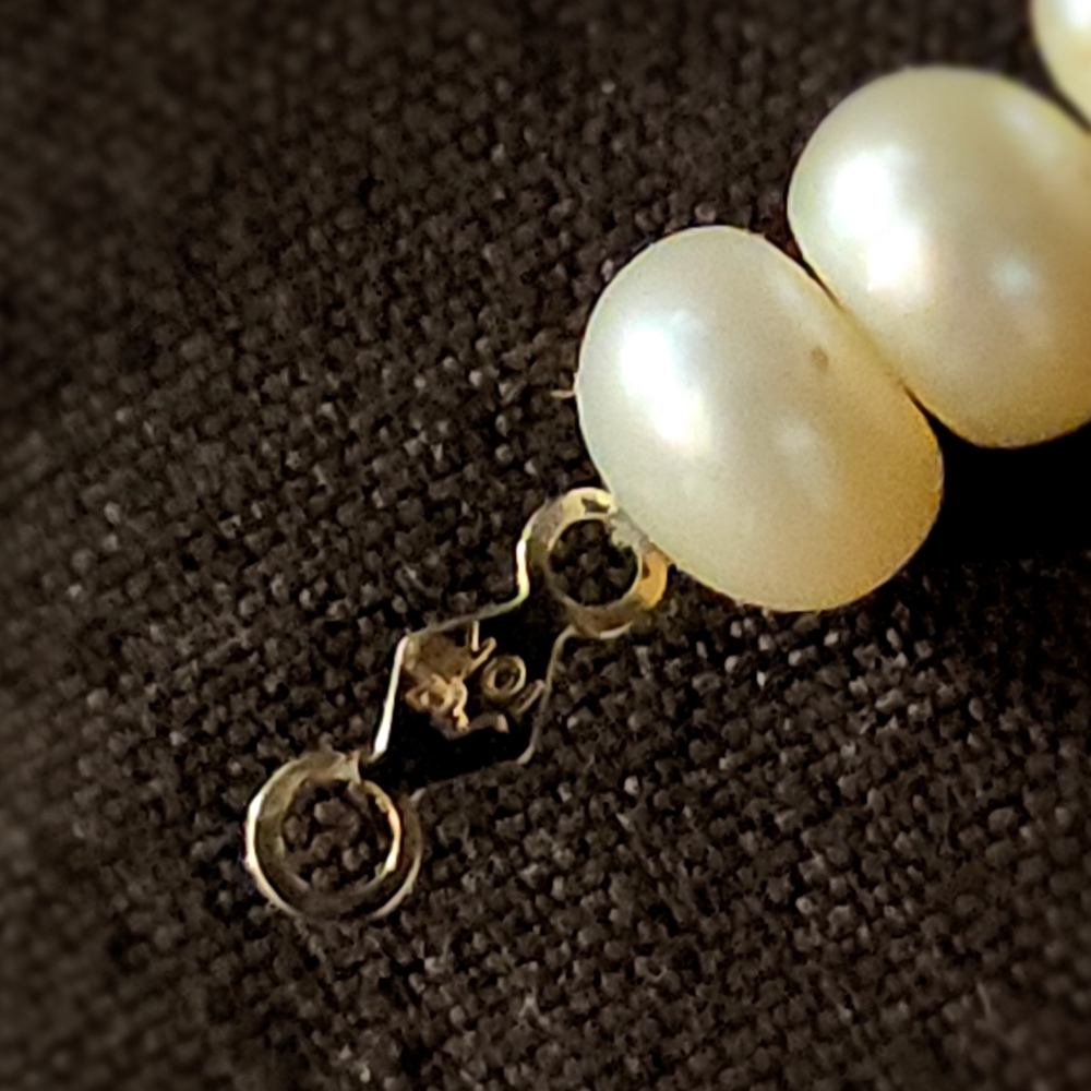 18 in. Vintage Japanese  Freshwater Pearls - Picture 3 of 6